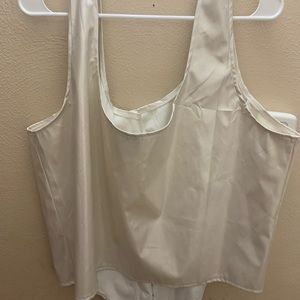 Cream Corset Top - plus size